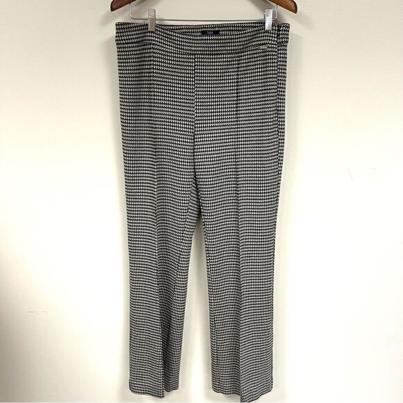 Tahari tan and black houndstooth knit pants size - Picture 1 of 6